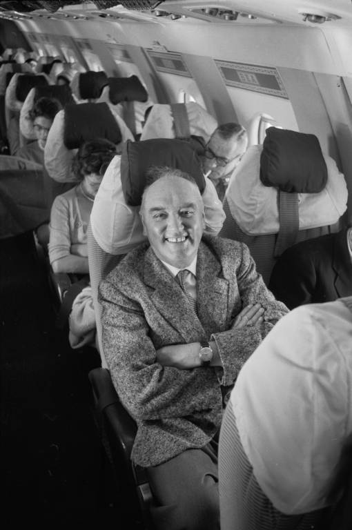 Unterwegs in einer Vickers Viscount der BEA, 1958